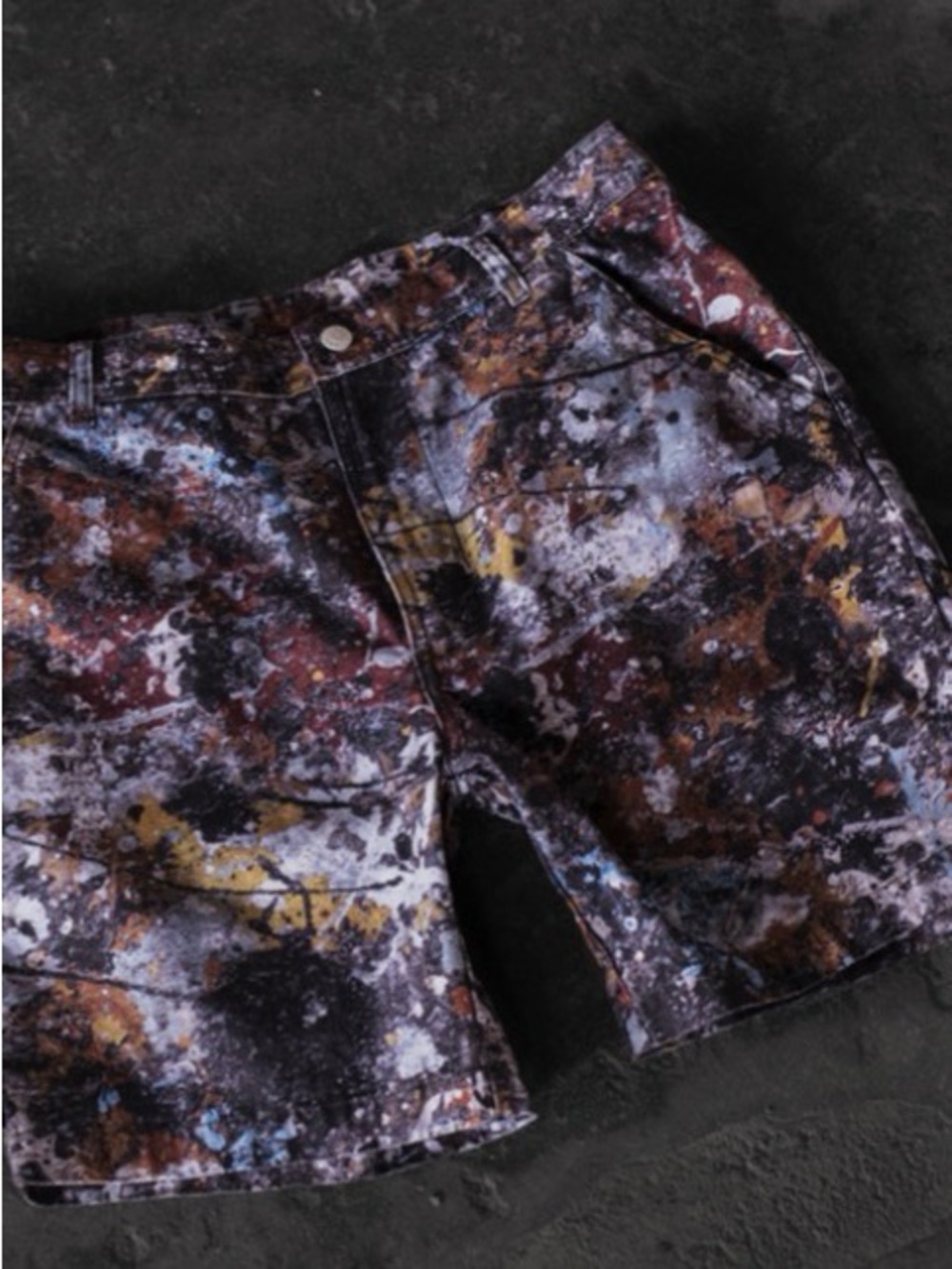 THE HUNDREDS x Jackson Pollock “Studio” Cargo Shorts Size XL. NWT.